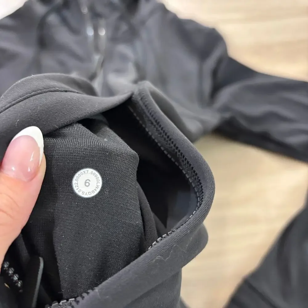 Lululemon Hooded Define Jacket Nulu Women Size 6 Black